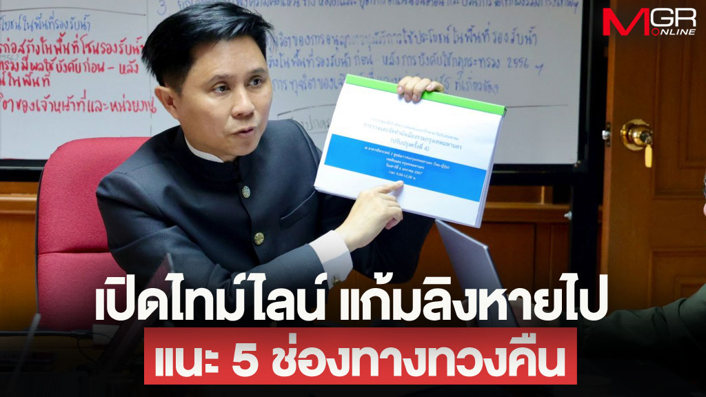 เปิดไทม์ไลน์ 4 ช่วงเวลาแก้มลิงคู้บอน-บางชันหายไป แนะ 5 ช่องค้านผังเมืองรวม กทม.เพื่อทวงคืน