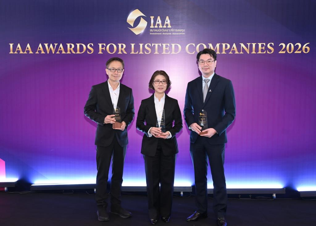ปตท.สผ. คว้า 3 รางวัลเวที IAA Awards for Listed Companies 2026