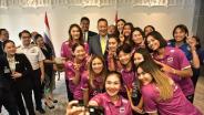 “เศรษฐา” ให้กำลังใจวอลเลย์บอลสาวไทย หวังให้ผ่านเข้าแข่งโอลิมปิก ยันรัฐบาลสนับสนุนเต็มที่