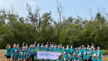 "คาเธ่ย์ แปซิฟิค" ร่วมปลูกป่าชายเลน 6,000 ต้น สานต่อโครงการ “บิน 1 เที่ยวปลูก 1 ต้น”