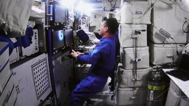 ชมภาพยานสัมภาระ ‘เทียนโจว-6’ เทียบท่ากับสถานีอวกาศจีนแล้ว
