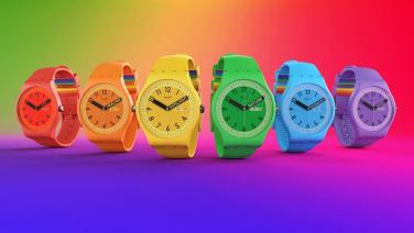 6 สีรุ้งสู่นาฬิกา Swatch Pride