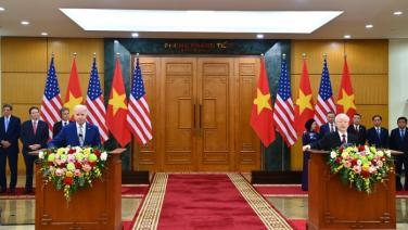 สหรัฐฯ-เวียดนามเห็นพ้องเลี่ยง ‘การคุกคามหรือการใช้กำลัง’ ในทะเลจีนใต้