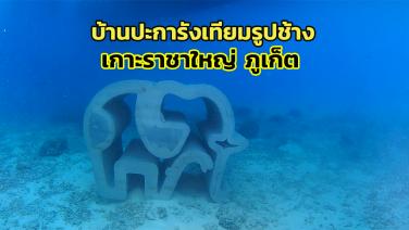 “ภูเก็ต” ชูเอกลักษณ์ไทย ติดตั้งบ้านปะการังเทียมรูปช้าง เกาะราชาใหญ่ ในโครงการ “THE ONE FOR NATURE”