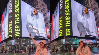 “แอน สิเรียม” ถึงนิวยอร์ก แฟนคลับจัดให้ขึ้นบิลบอรด์ยักษ์กลางไทม์สแควร์