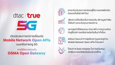 ทรู เปิดเครือข่ายมือถือให้เชื่อมต่อผ่าน 3 Network APIs ภายใต้ความร่วมมือ GSMA Open Gateway