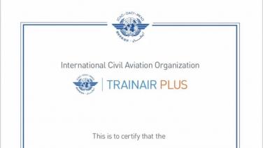 สบพ.รับประกาศนียบัตรรับรองสถานะสมาชิกโครงการ ICAO TRAINAIR PLUS ในระดับ Platinum