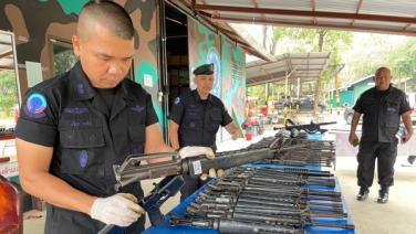 ประเทศเพื่อนบ้านประสานทางการไทยข้อขอมูลอาวุธสงครามซุกสวนลำไยหวั่นอาจหายจากคลังอาวุธ