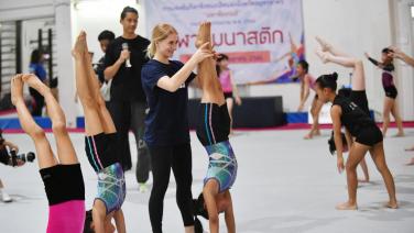 กรมพลศึกษาดึงฮีโร่ทองโอลิมปิกถ่ายทอดทักษะยิมนาสติกให้เยาวชนไทย