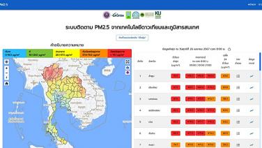“ลำพูน” ขึ้นนำจมฝุ่น PM2.5 พร้อม 5 จังหวัดภาคเหนือ-อีสาน ในวันไร้เงาที่กรุงเทพฯ 12.16 น.