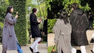 “ลิซ่า” ควง “เฟรเดอริก” เดินเล่นกินไอติมกลางสวนที่ปารีส