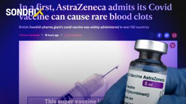 รับแล้ว! แอสตราฯ เผย "วัคซีนโควิด" ส่งผลข้างเคียง "ลิ่มเลือด-เกล็ดเลือดต่ำ"