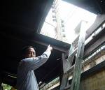 คนร้ายลอบฉกสายไฟสวนอาหาร
