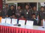 ตร.อุบลฯ โชว์จับยาบ้าวันเดียวกว่าหมื่นเม็ด ผู้ต้องหา 7 คน
