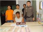 ตำรวจศรีราชาจับแก๊งค้ายาบ้าพร้อมของกลาง