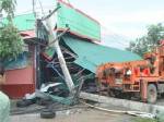 พายุพัดกระหน่ำหลายพื้นที่ในจังหวัดจันทบุรี บ้านเรือนเสียหายจำนวนมาก