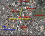 แผนที่ชุมนุมพันธมิตรฯ ณ สะพานมัฆวานฯ ตั้งแต่วันที่ 7 ก.ค.2551