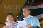 “พิภพ” ประณามรัฐอยู่เบื้องหลังแก๊งอันธพาลป่วนการชุมนุม