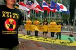 Anti-nuke plant campaign