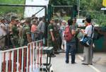 Thai businessmen come back to Thai border after clashes