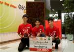 สร้างผนังผิวโมเสกด้วย “กะลามะพร้าว” ผลงานสร้างสรรค์จาก “วิทยาลัยตราด”