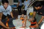 ผัวขี้ยาถูกเมียสาดน้ำมันหมูอาการยังโคม่า