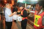 ผวจ.ตราดตรวจเยี่ยมจุดตรวจป้องกันเหตุช่วงปีใหม่