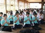 วัด-โรงเรียนเมืองตากร่วมจัดกิจกรรมวันวิสาขบูชาพร้อมเพรียง