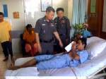 สตช.เลื่อนยศตำรวจ สภ.เสม็ด หลังถูกคนร้ายยิงสาหัส
