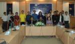 ศิลปินลุ่มน้ำโขง ไทย-ลาว-เวียดนาม พร้อมตวัดพู่กันโชว์ผลงานที่หนองคาย