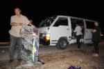 ตร.ชุมพรมืดแปดด้านเหตุคนร้ายยิงหนังสติ๊กรถทัวร์-รถตู้ 4 คันรวด
