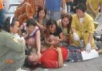 “3 เกลอ” ปากพล่อยตะโกนแซวสาวถูกรุมตีแทงดับ 1 ปางตาย 2