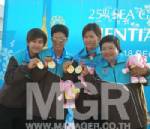 เปตองหญิงเฮปิดท้ายนำไทยผงาดเจ้าทองซีเกมส์