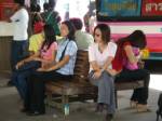สถานีขนส่งมหาสารคามคึกคักประชาชนเริ่มเดินทางกลับ