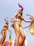 Colombian dancers in parade