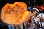 Fire breathing performance