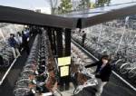 Sanyo sets up solar parking lots for electric bikes