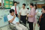 ฮ.บินสำรวจเส้นทางเสด็จฯ เครื่องดับร่วงกลางท้องนาที่แปดริ้ว