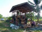 ทหารช่างเร่งสร้างบ้านหลังที่ 6 ให้ผู้ประสบวาตภัยใน จ.สงขลา