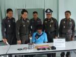 ตร.ระนองรวบพม่าซุกยาบ้าในปิ่นโต 2,010 เม็ด