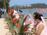 สมุยจัดวิวาห์ชวนฝัน หาดสวรรค์ บางรักษ์ 37 คู่