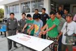 ผกก.ห้วยใหญ่นำทีมแถลงข่าวจับเอเยนต์ยาเสพติด
