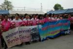 แม่หญิงสารคามเดินรณรงค์คุ้มครองปกป้องสิทธิสตรี