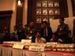 ผู้บัญชาการภาค 5 นำแถลงผลจับยาบ้ากว่า 3 แสนเม็ด
