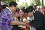 หน่วยงานรัฐในมหาสารคามรดน้ำดำหัวผู้ว่าฯ เป็นมงคลปีใหม่ไทย