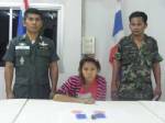 จับสาวลาวท้องค้ายาบ้าอ้างรับจ้างขนส่ง 2,000 บาท