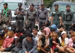 ตร.สังขละบุรี-ทหารจับ 103 แรงงานเถื่อนลอบเข้าไทย