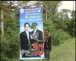 ป้ายหาเสียงเบอร์10เมืองเลยถูกกรีดหลายจุด