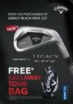 แคลลาเวย์จัดโปรโมชั่นซื้อ Legacy Black แถมถุงกอล์ฟ