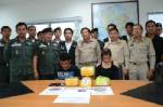 ตร.ปส.ชุมพรร่วม ตชด.41 จับลอบขนยาไอซ์ลงใต้